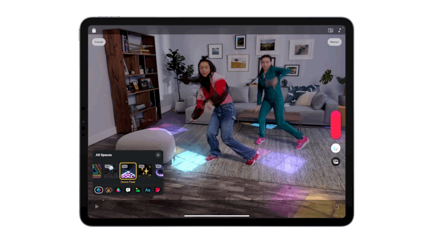 Apple Clips now supports AR effects thanks to LIDAR