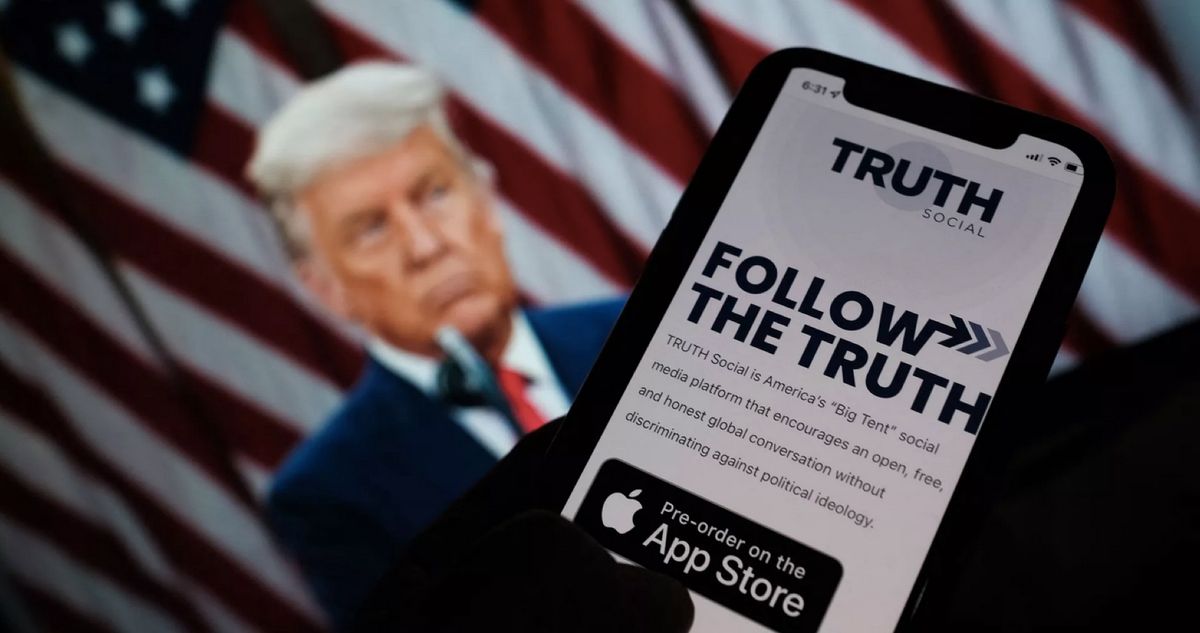Former U.S. President Donald Trump announced his new social medial network: TRUTH Social
