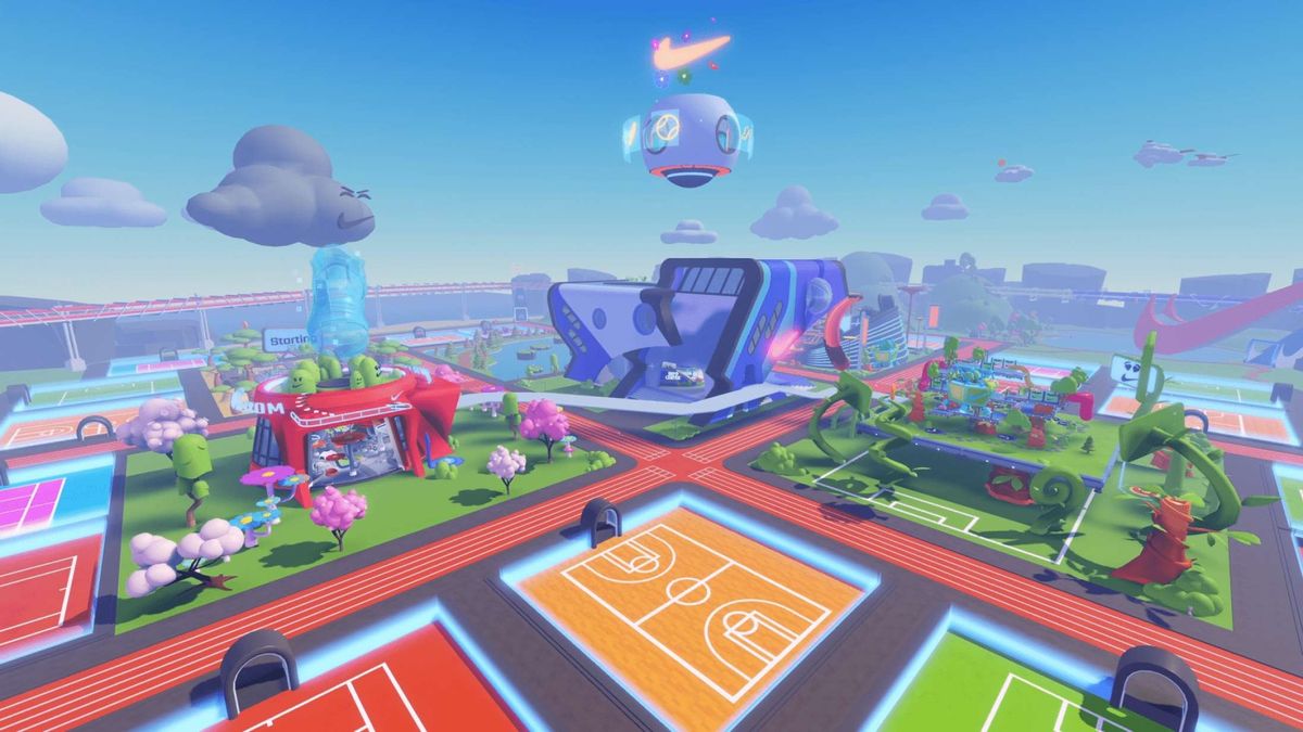 Nike partnered with Roblox to build its own virtual world called Nikeland