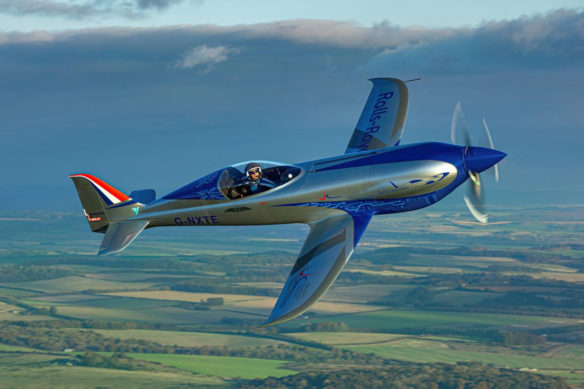 Rolls-Royce's all-electric airplane smashes speed record