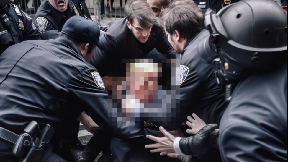 AI-generated photos of Trump's arrest ignite AI propaganda era concerns